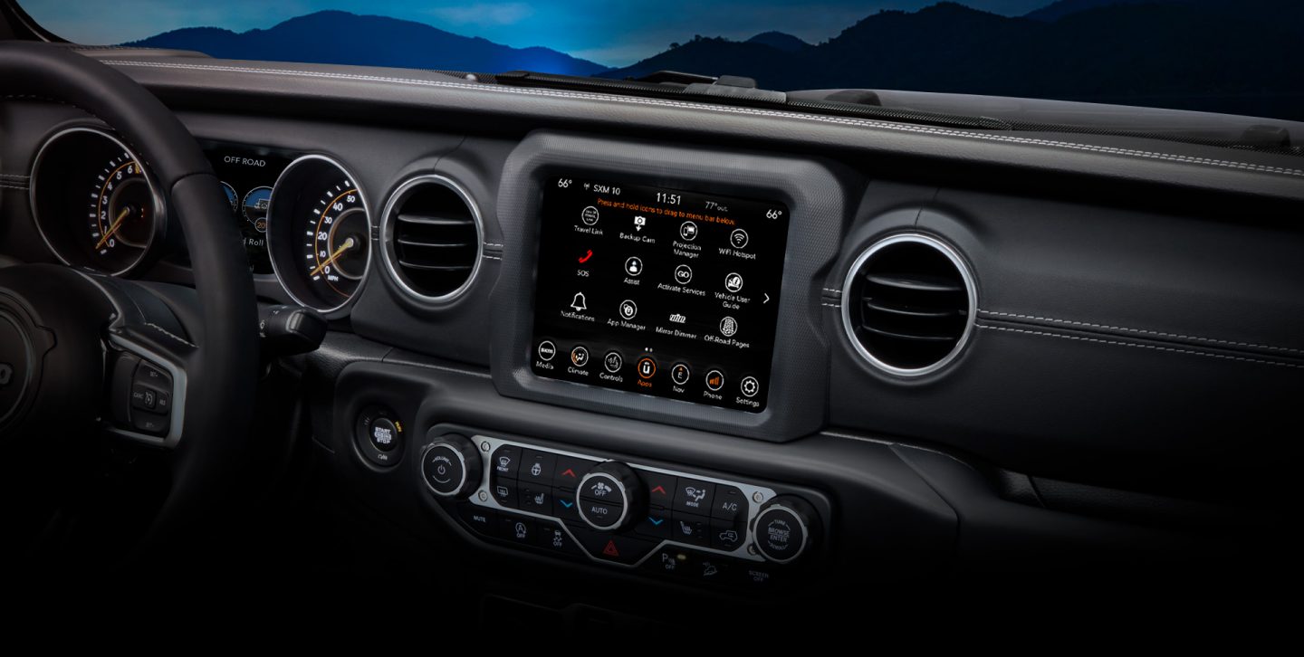 display screens on 2018 jeep jl quotation